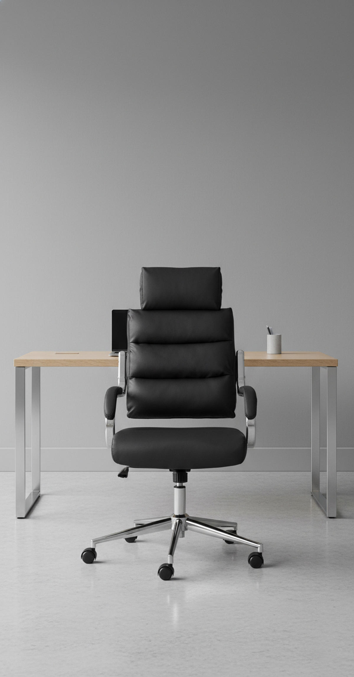BÜROSTUHL Noxar schwarz - Chromfarben/Schwarz, Kunststoff/Metall (61/129/78cm) - TPFLiving
