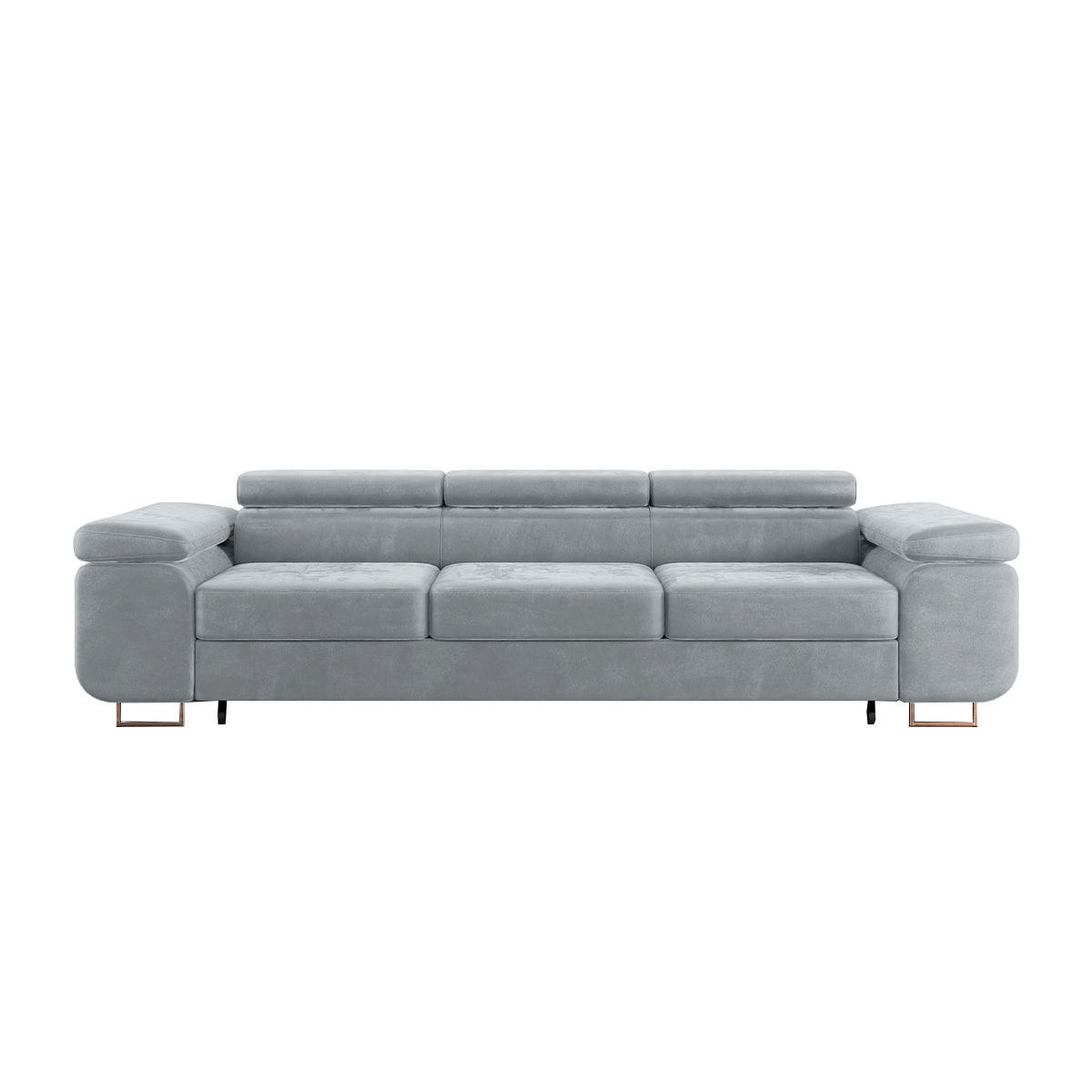 Petits-meubles Schlafsofa Hellgrau 275x69x100 cm