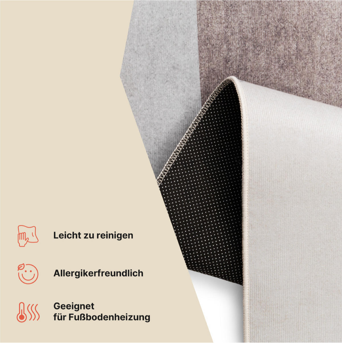 TEPPICH NORA Multicolor 140/200 cm - Multicolor, Textil (140/200cm) - Tapiso