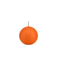 KUGELKERZEN Aprikose Orange Ø 70 mm, 12 Stück - Orange, Paraffin (7/7/7cm) - Wiedemann Kerzen