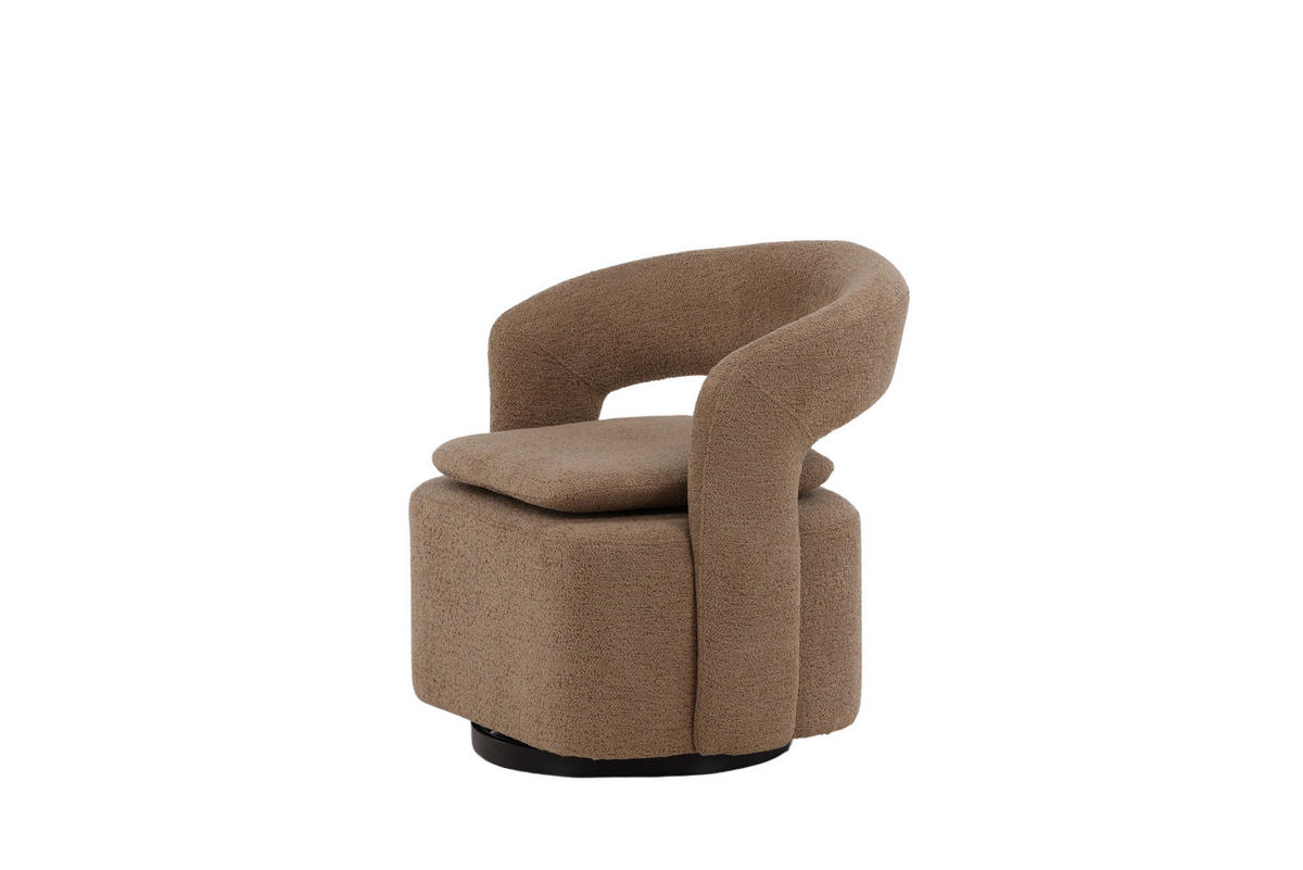 SESSEL braun - Braun, Holzwerkstoff (69/75/72cm) - ebuy24
