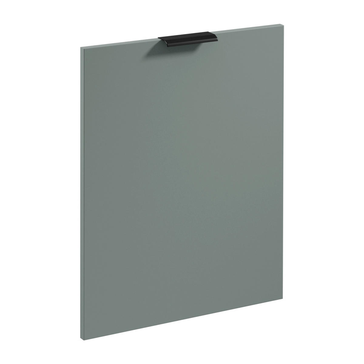 KÜCHENZEILE 240 cm Livaro – KU-S21 – Grün Matt / Weiß - Schwarz/Grün, Holzwerkstoff/Metall (240/247/60cm) - hi-markt