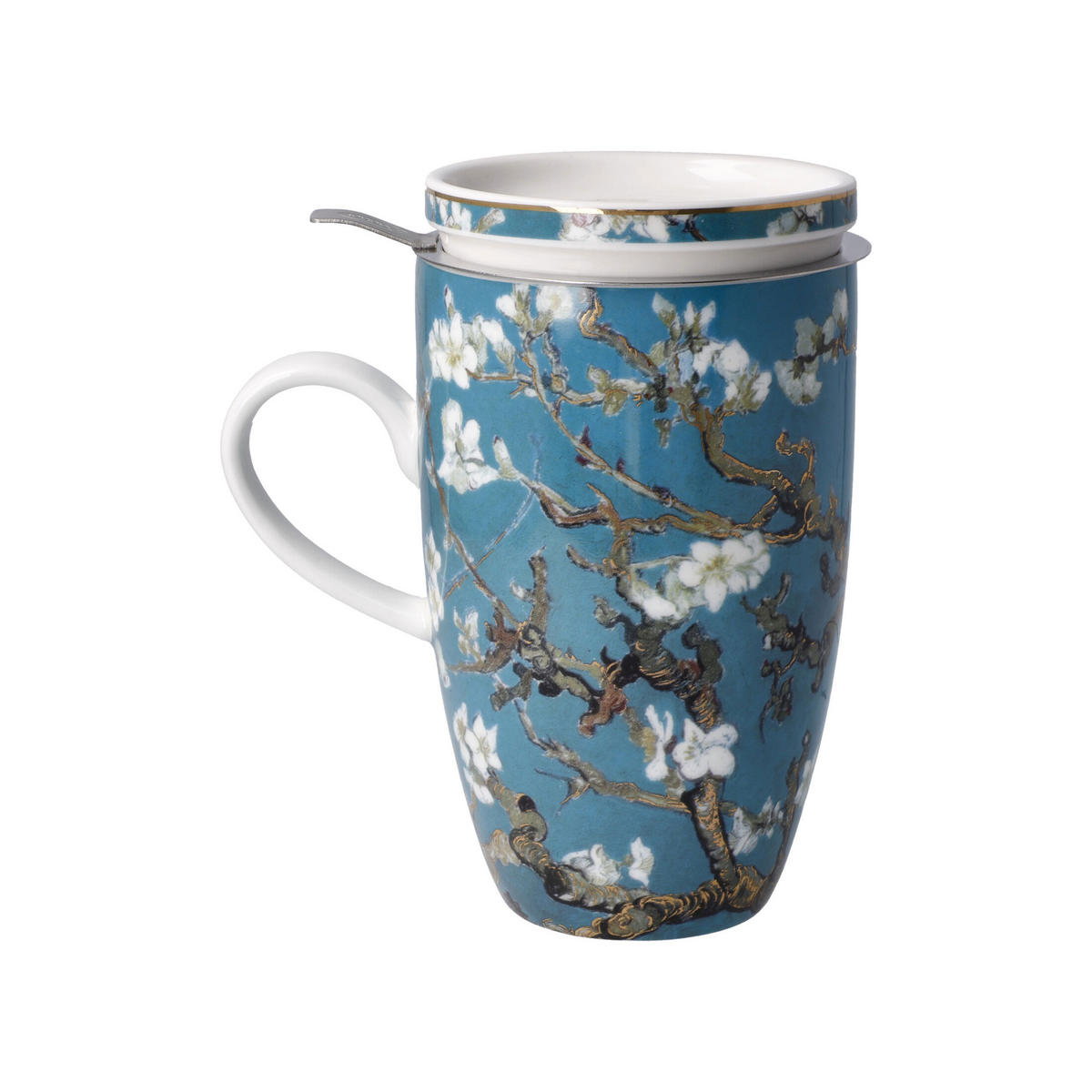 TEETASSE Vincent van Gogh - Mandelbaum, Fine Bone China, Bunt, 450 ml - Multicolor, Keramik (0.45L) - Goebel