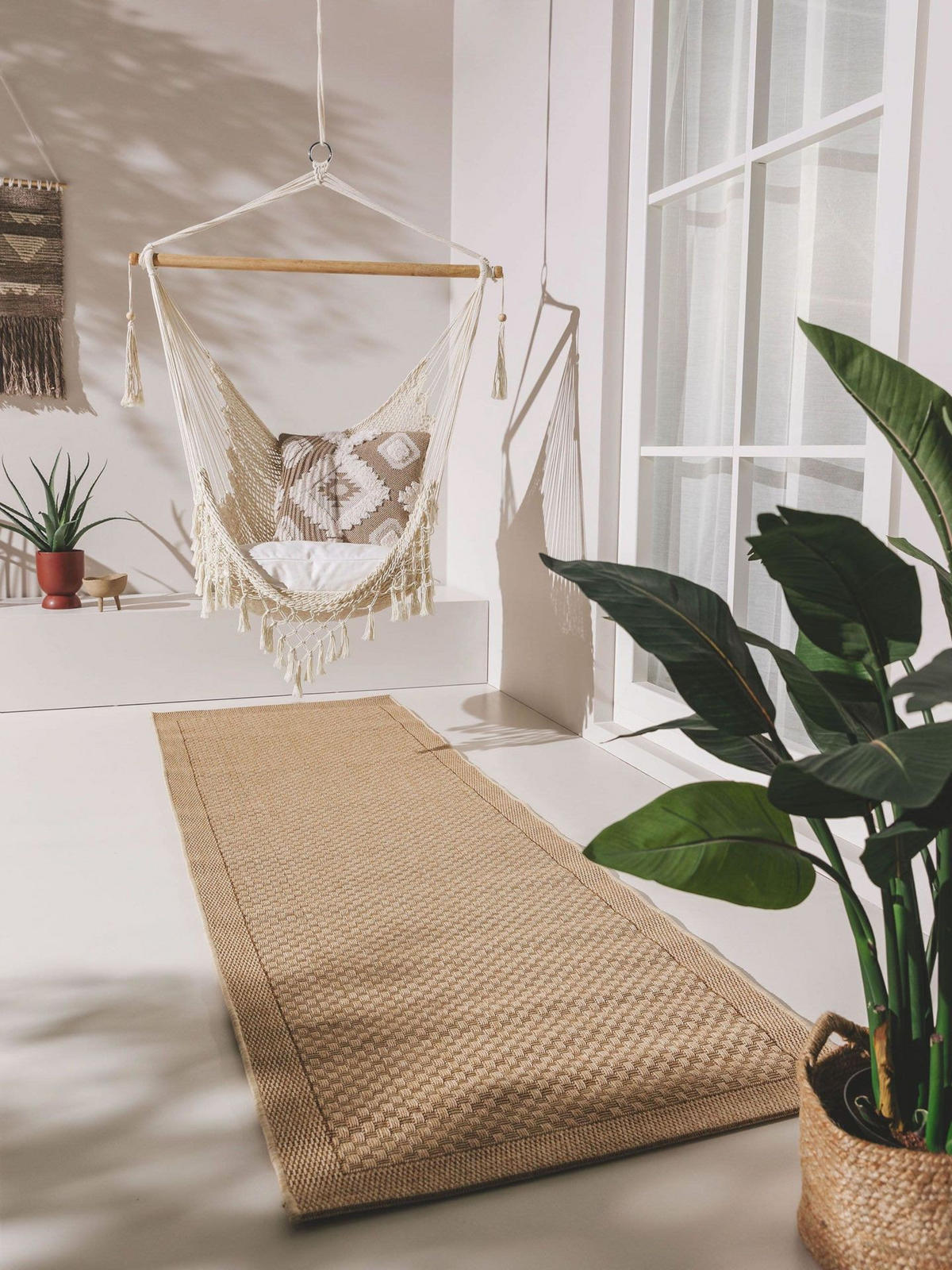 OUTDOORLÄUFER Naoto Beige 80x240 cm - Beige, Kunststoff (80/1cm) - KUNSTLOFT