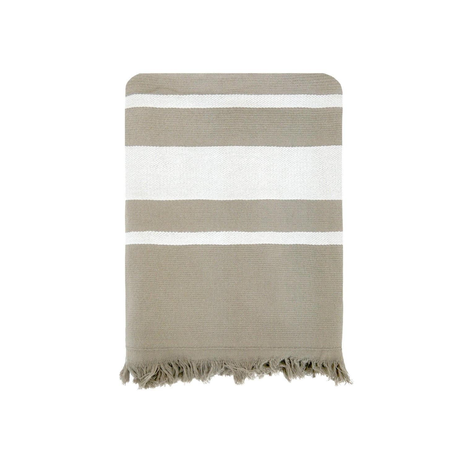 HAMAMTUCH mit Frottee gefüttert Beige 90x170 340g/m² - Karibik Taupe - Beige, Textil (170/90cm) - LE COMPTOIR DE LA PLAGE