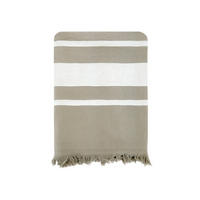 HAMAMTUCH mit Frottee gefüttert Beige 90x170 340g/m² - Karibik Taupe - Beige, Textil (170/90cm) - LE COMPTOIR DE LA PLAGE