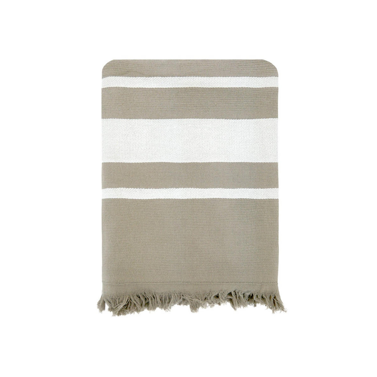 HAMAMTUCH mit Frottee gefüttert Beige 90x170 340g/m² - Karibik Taupe - Beige, Textil (170/90cm) - LE COMPTOIR DE LA PLAGE
