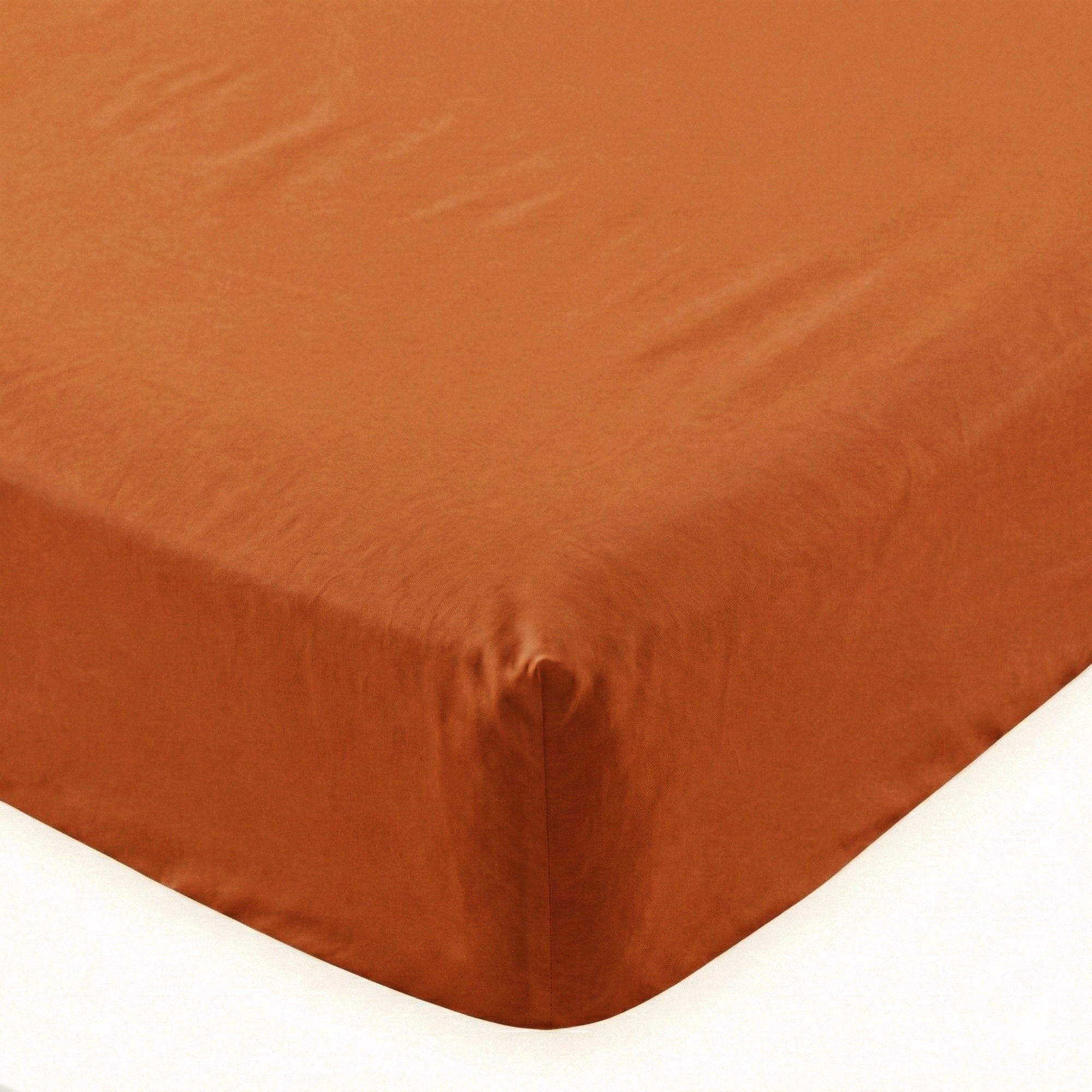 Happy Friday Spannbettlaken Terracotta 105x200 cm