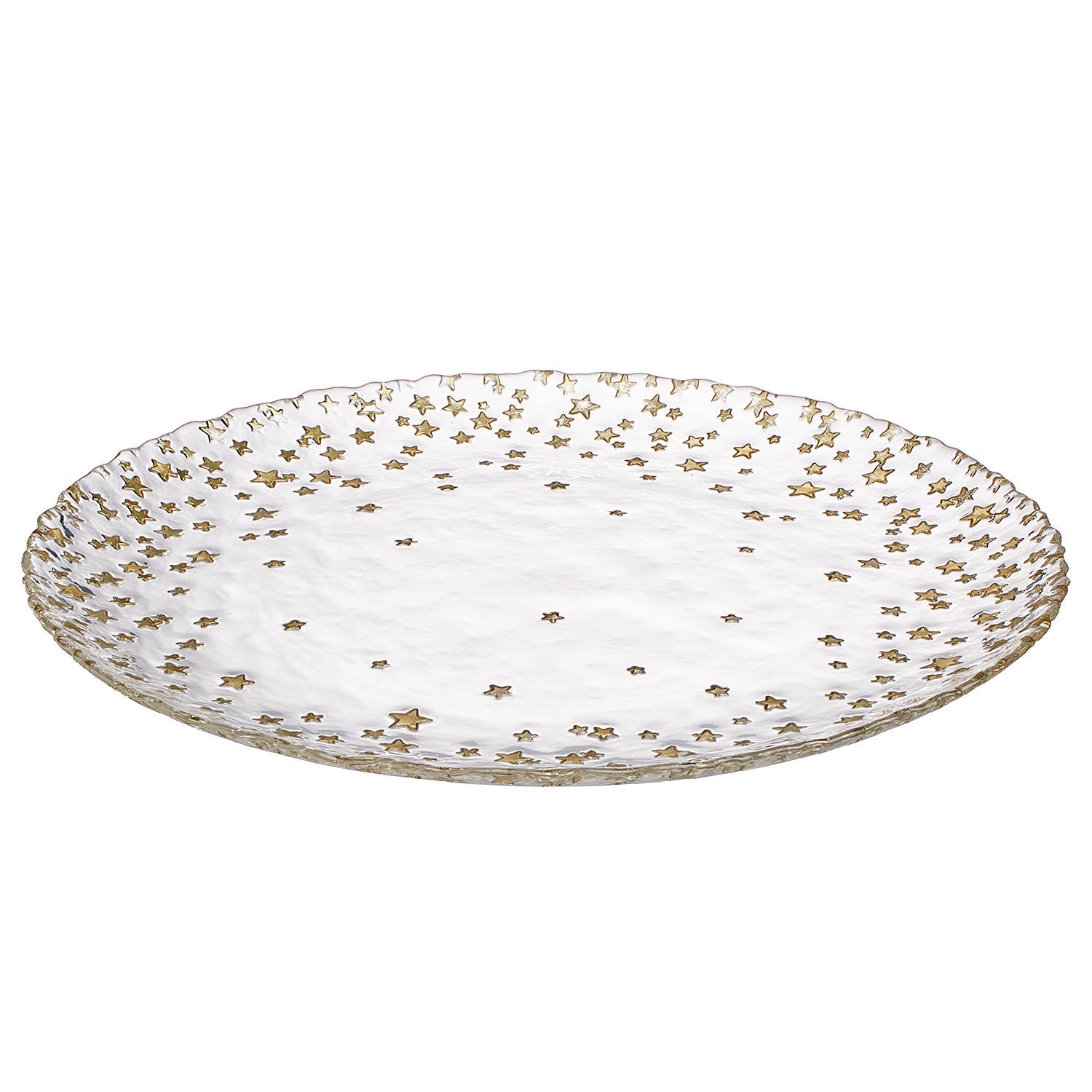 PLATZTELLER Stars mit Sternen 32cm - Transparent, Glas (32/32/2cm) - Butlers