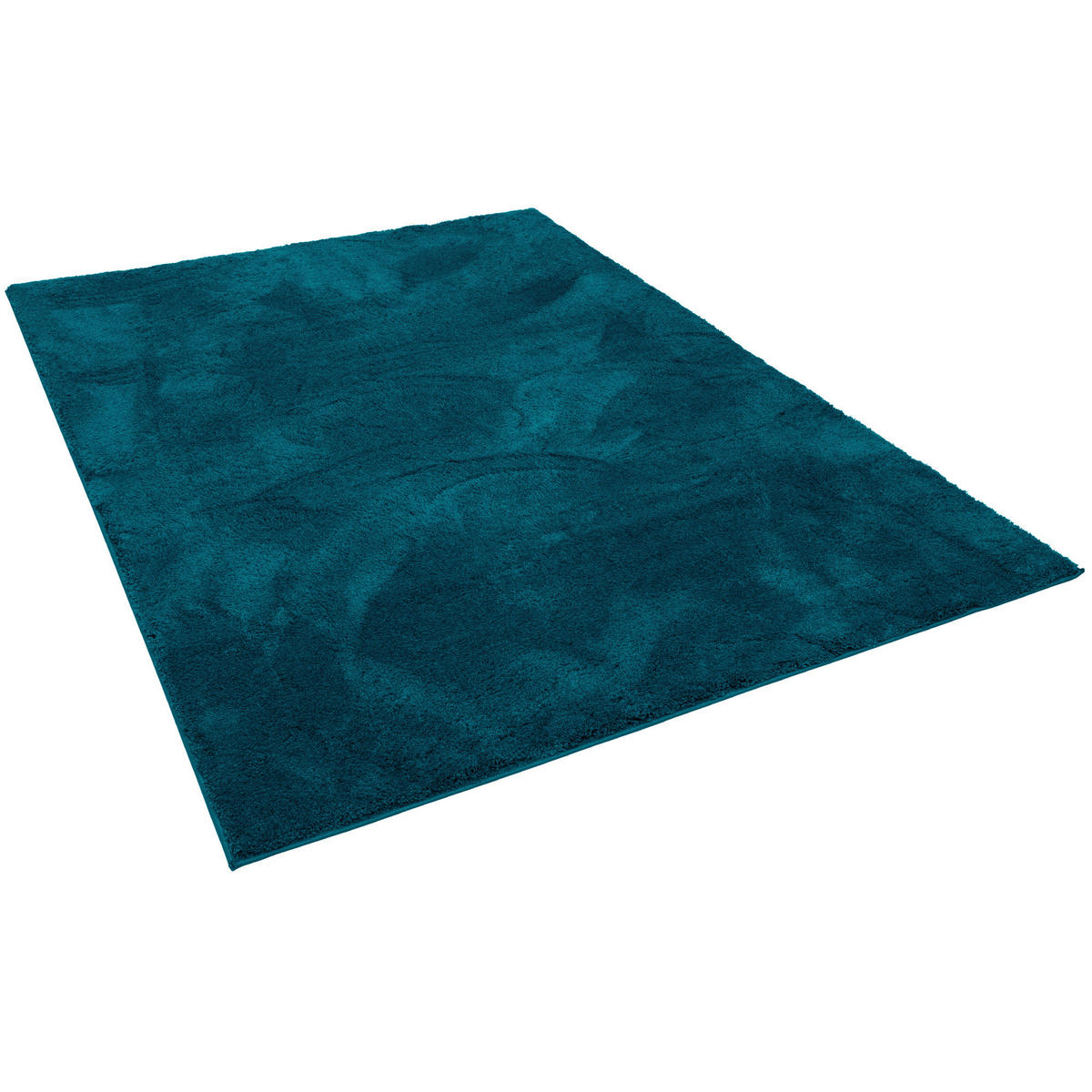 HOCHFLOR LANGFLOR SUPER SOFT TEPPICH SILKY - Petrol, Textil (160/230cm) - Pergamon