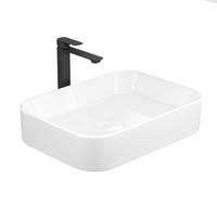 WASCHBECKEN Keramik R-Ecken 50,5 / 37 / 11 cm - Weiß, Keramik (50.5/11/37cm) - EMKE