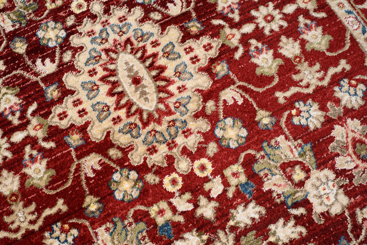 TEPPICH RIVIOLI Rot 80/150 cm - Rot, Textil (80/150cm) - Tapiso