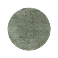 HOCHFLORTEPPICH rund Soda Hellgrün ø 120 cm rund - Hellgrün, Textil (120/1cm) - KUNSTLOFT
