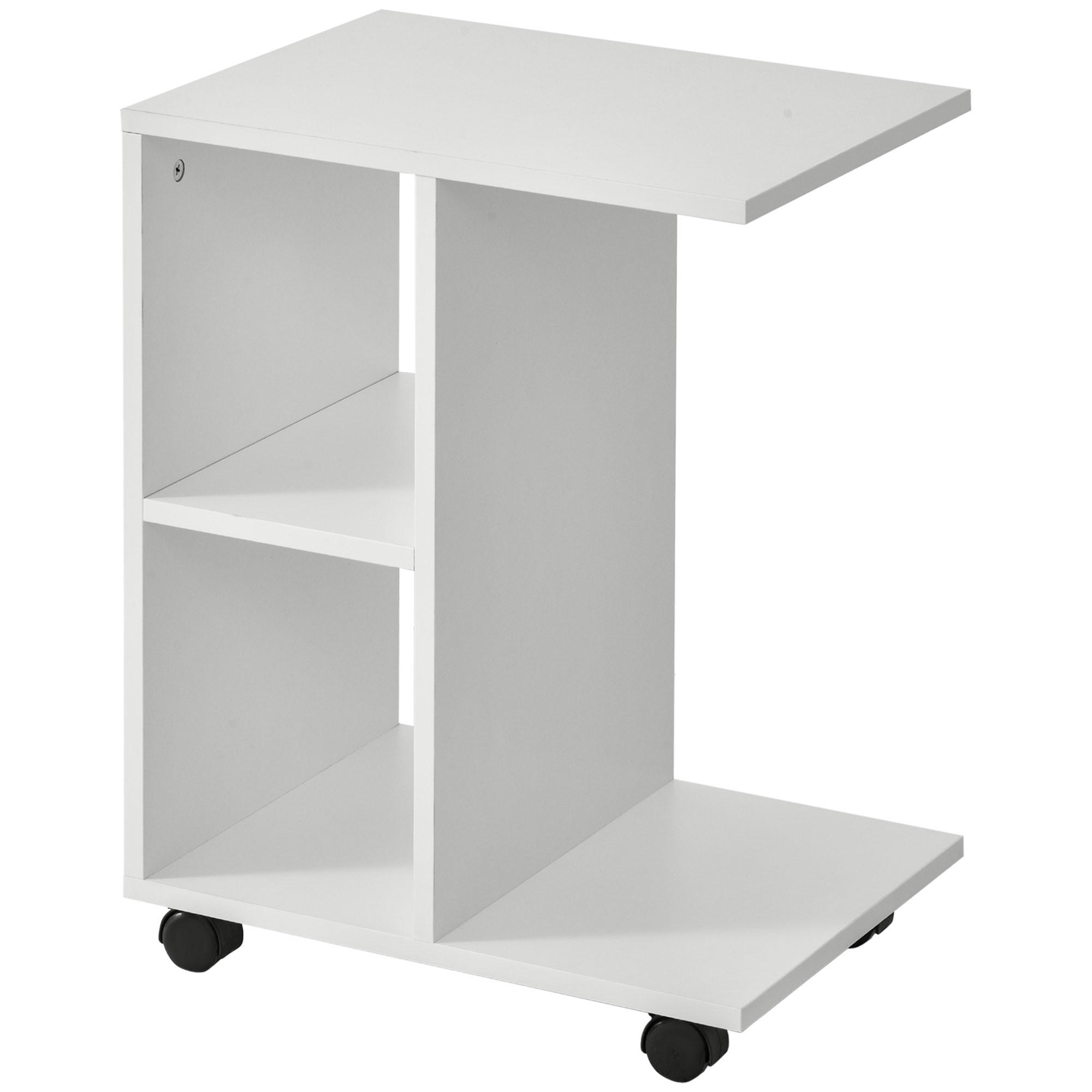 BÜROTISCH Weiß 1 Stück - Weiß, Holzwerkstoff (35/58/45cm) - GiPP