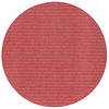 STREIFENBERBER TEPPICH MARTA RUND - Rot, Textil (160/160cm) - Snapstyle