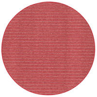STREIFENBERBER TEPPICH MARTA RUND - Rot, Textil (160/160cm) - Snapstyle