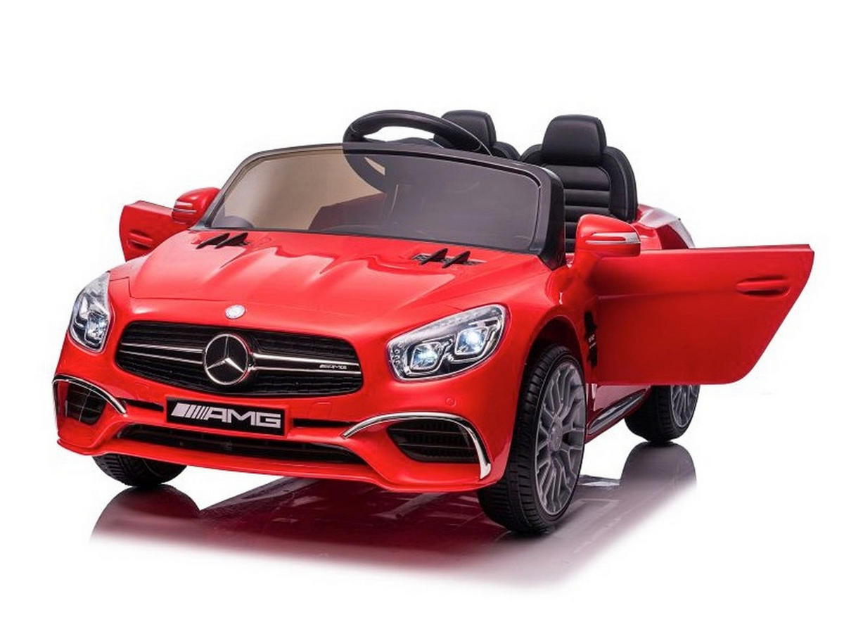 KINDER ELEKTROAUTO Mercedes SL 65 AMG rot - Rot, Kunststoff (108/63/46cm) - TPFLiving