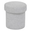 HOCKER Kita Ø 37 cm - Grau, Holzwerkstoff (37/40/37cm) - Atmosphera Createur d´interieur