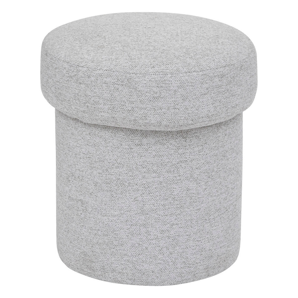 HOCKER Kita Ø 37 cm - Grau, Holzwerkstoff (37/40/37cm) - Atmosphera Createur d´interieur