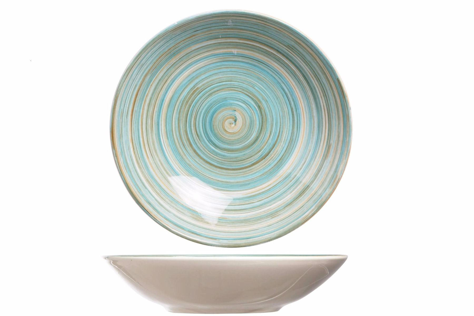 GESCHIRRSET24-TEILIG GESCHIRRSETTurbolino - Blau - 24-teilig / 6 Personen - Blau, Keramik (2/2/1cm) - Cosy & Trendy
