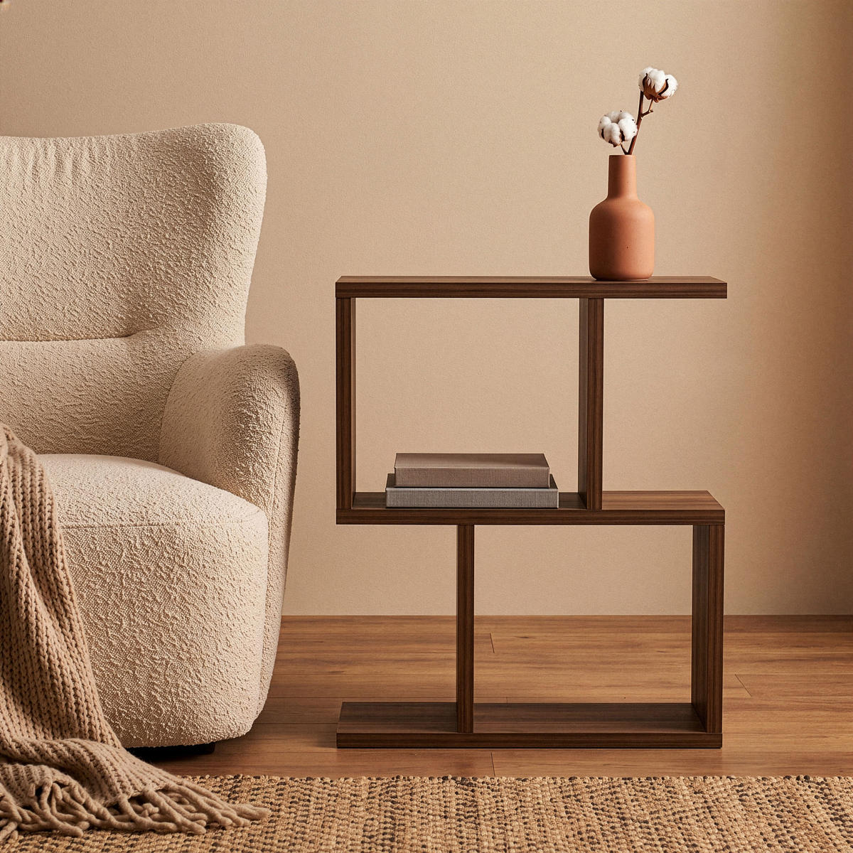SIDOBORD, 45 cm brett - ZET - Naturfärgad, Träbaserade material (23/17/51.4cm) - Calicosy