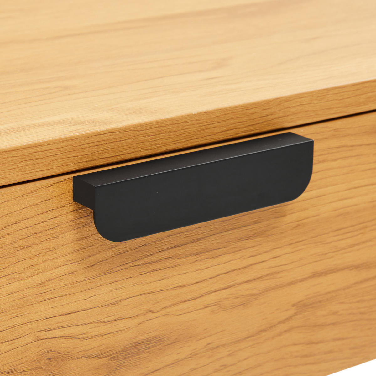 SCHREIBTISCH Louis - Braun, Holzwerkstoff (110/60/75cm) - Happy Garden