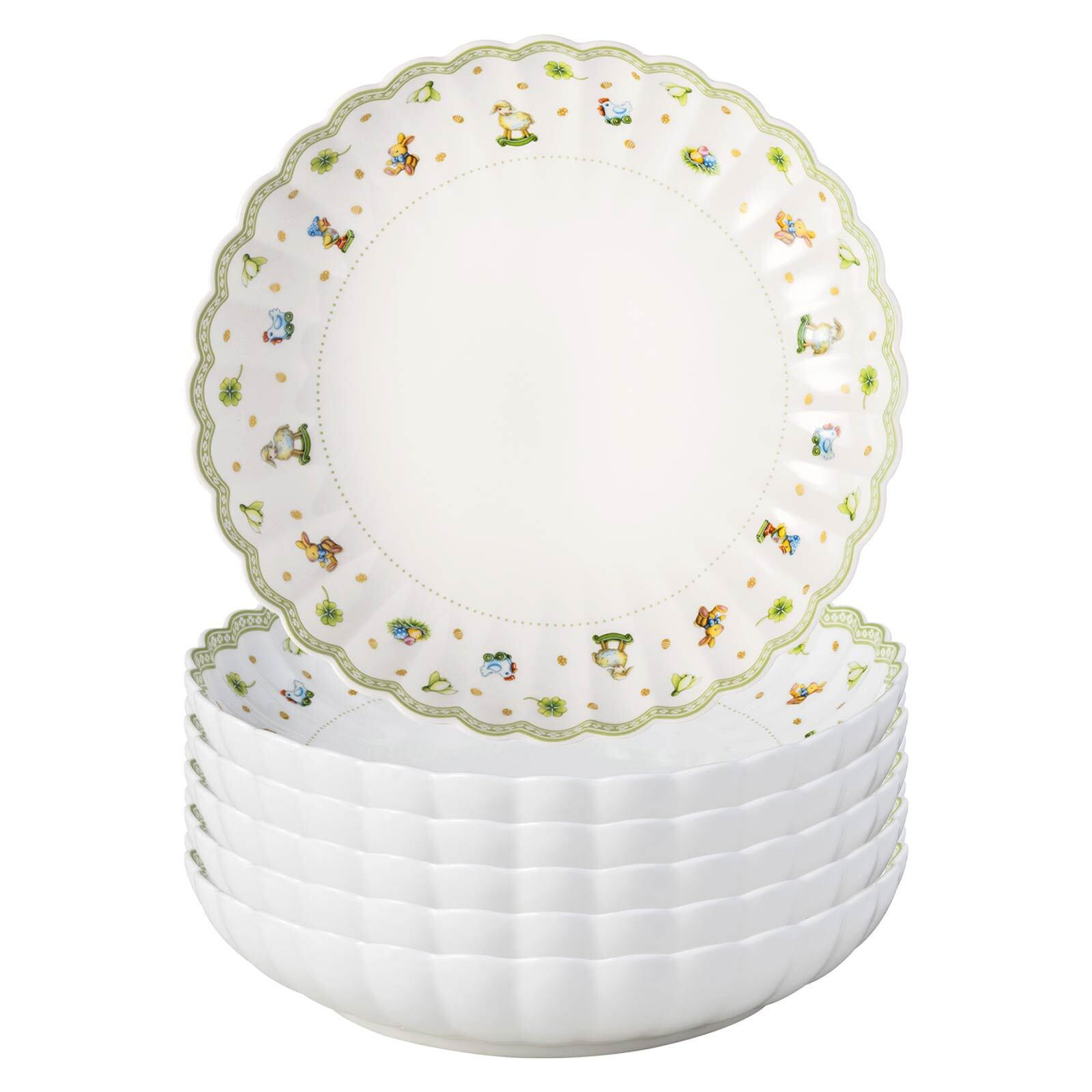 PASTASCHALEN Easter Delight grün ø 23,6 cm 6er Set - Grün, Keramik (23.6cm) - Villeroy & Boch