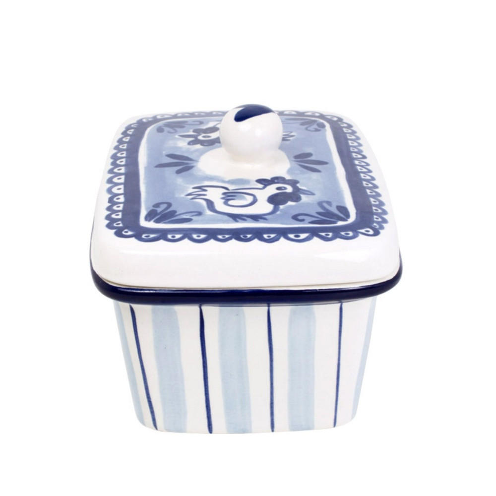 BUTTERDOSE Delfts Blond in Blau - Multicolor, Keramik (0.1/0.1/0.1cm) - Blond Amsterdam