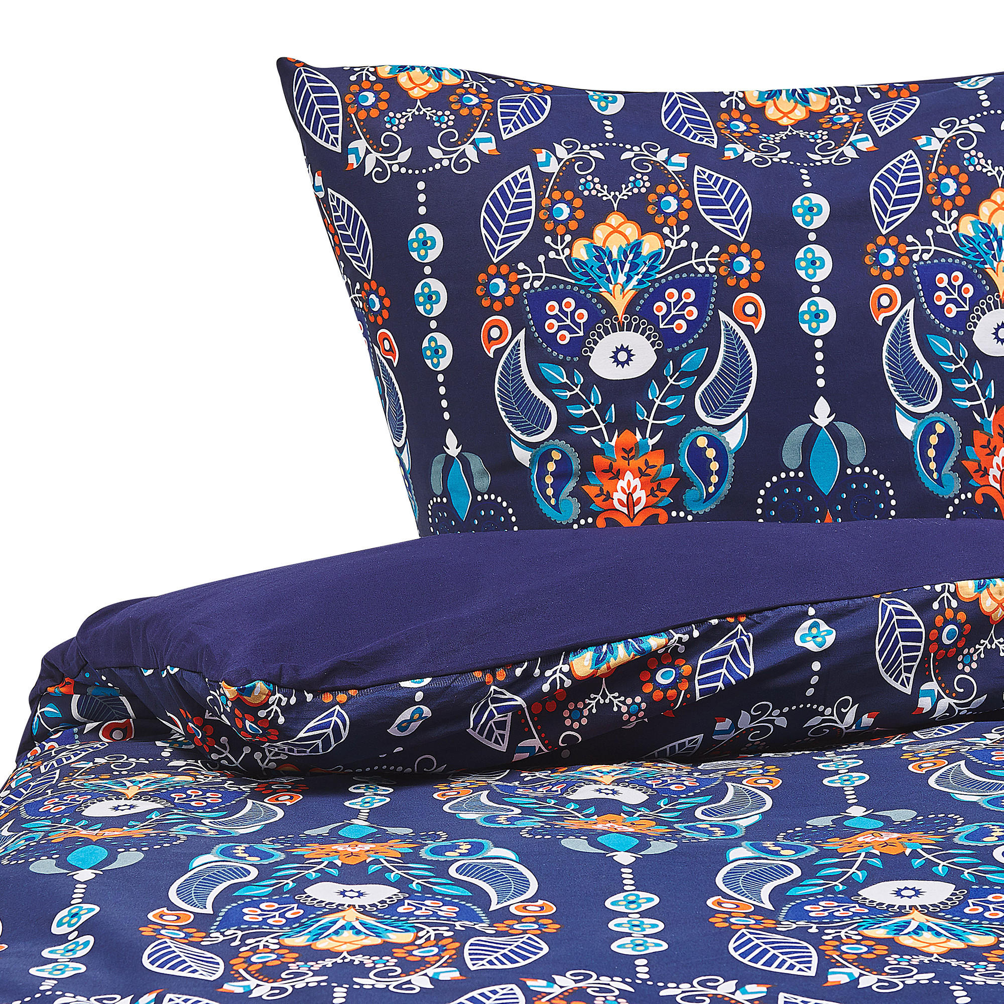 BETTWÄSCHE SET Madrona 135x200 cm - Blau, Textil (135/200cm) - Beliani