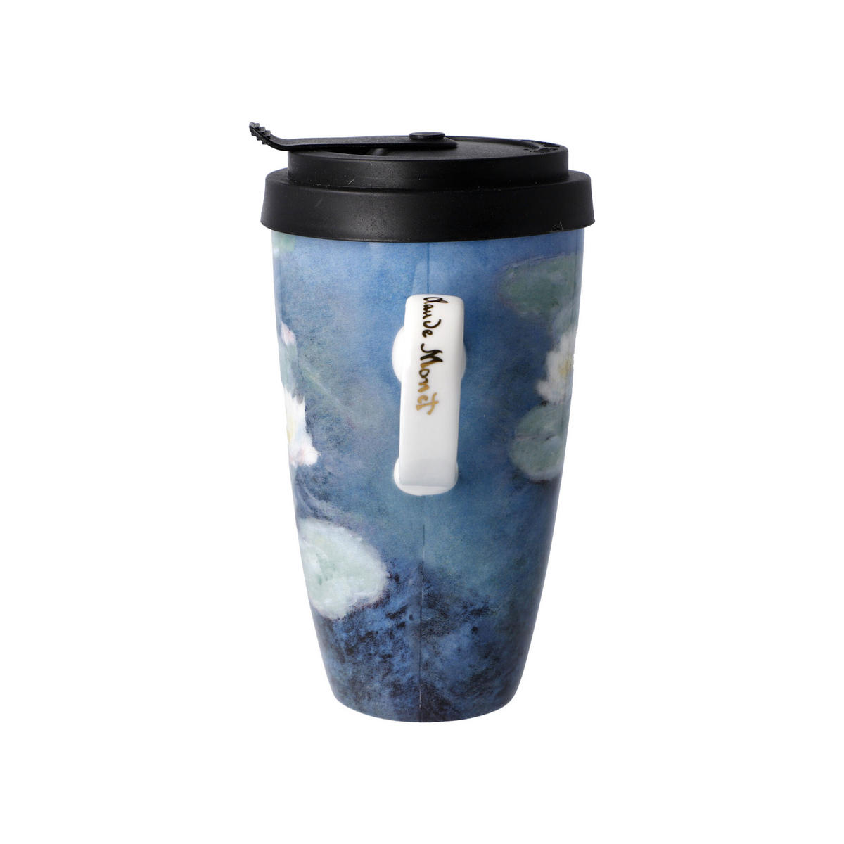 KÜNSTLERBECHER To Go Claude Monet - Seerosen, Artis Orbis, Fine Bone China, Bunt, 500 ml - Multicolor, Keramik (0.5L) - Goebel