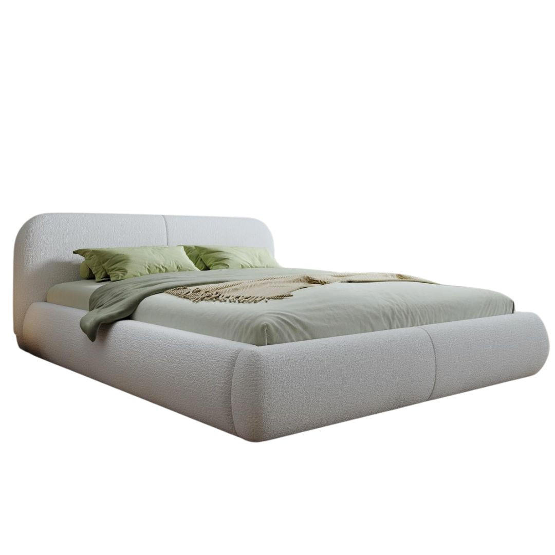 Compleo24 Polsterbett Grau 160x200 cm