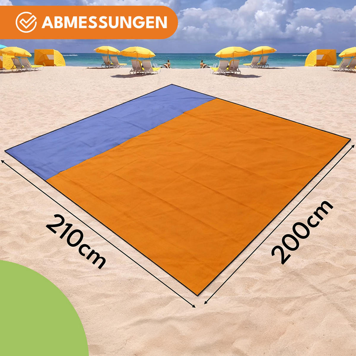 PICKNICKDECKE Wasserdicht 210x200cm - Pink, Textil (200/210cm) - KRUMAD