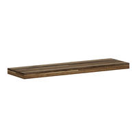 WANDREGAL Bredebro - Dunkelbraun, Holzwerkstoff (80/3.6/23cm) - [en.casa]