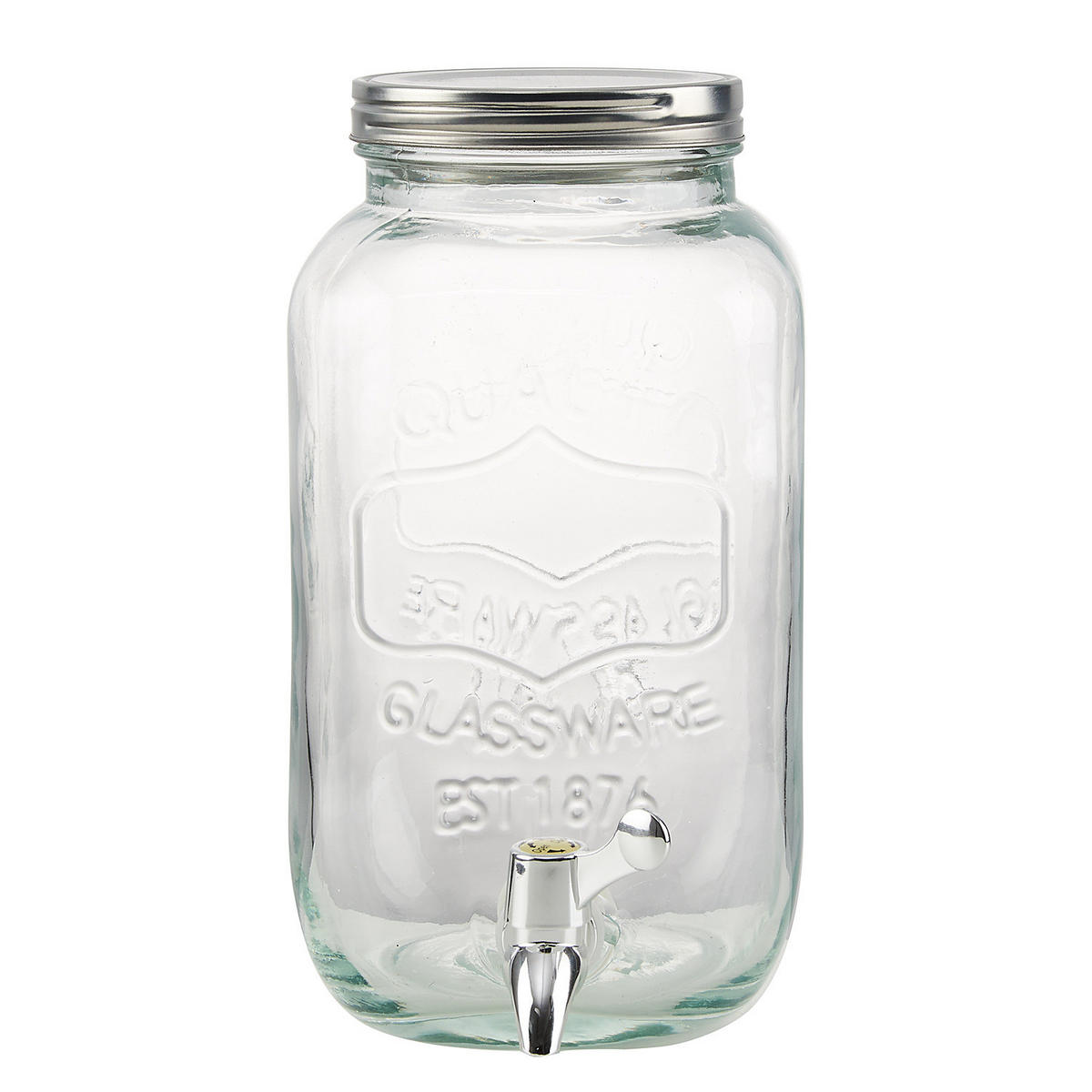 GETRÄNKESPENDER Refresh - Transparent, Glas (3.5L) - Butlers