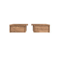 NACHTTISCH 2er Set PENNY MIT SCHUBLADEN Wildeiche - Wildeiche, Holz (34/17/30cm) - byoak