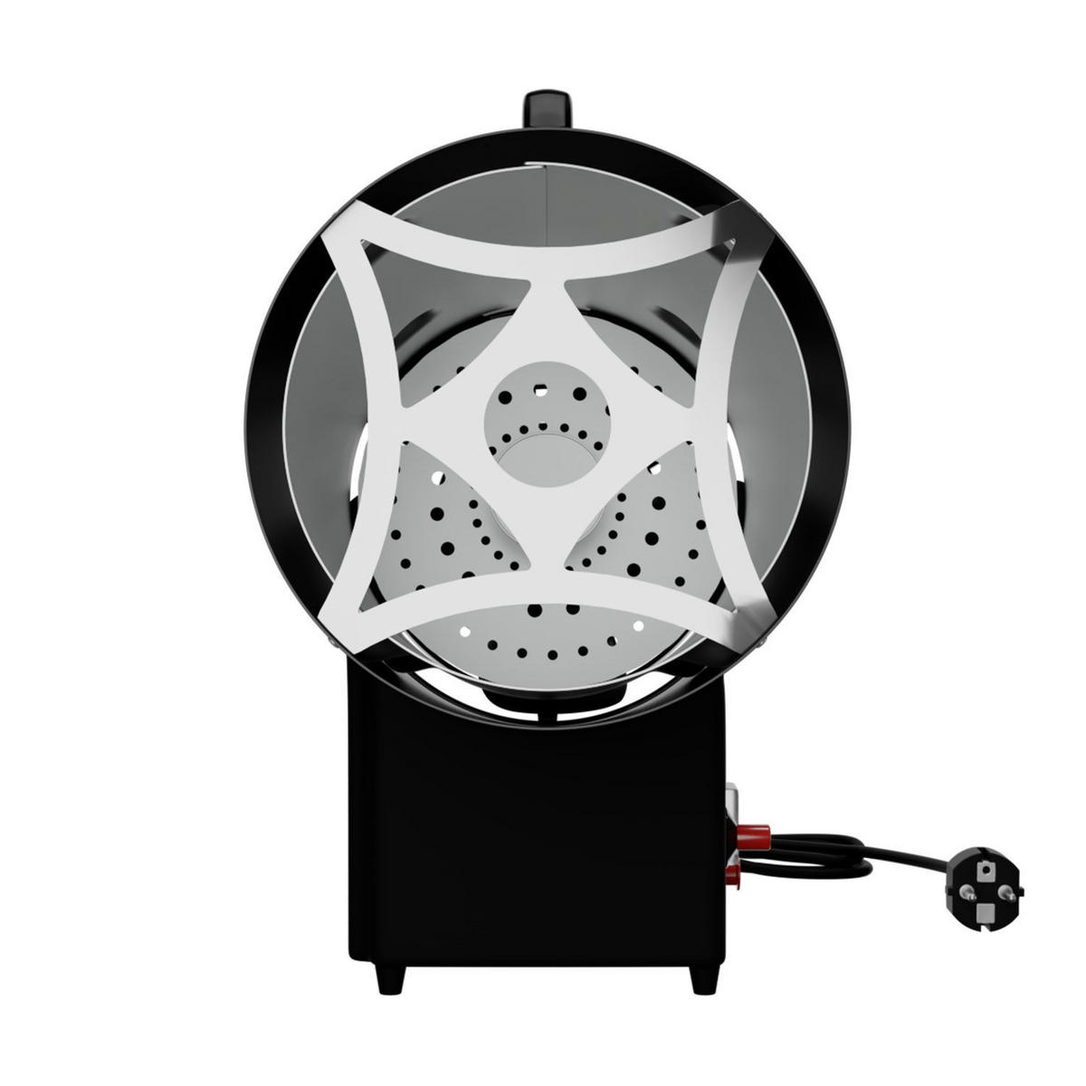 GASHEIZGEBLÄSE 10 kW schwarz - Schwarz, Metall (19/19/36cm) - Juskys