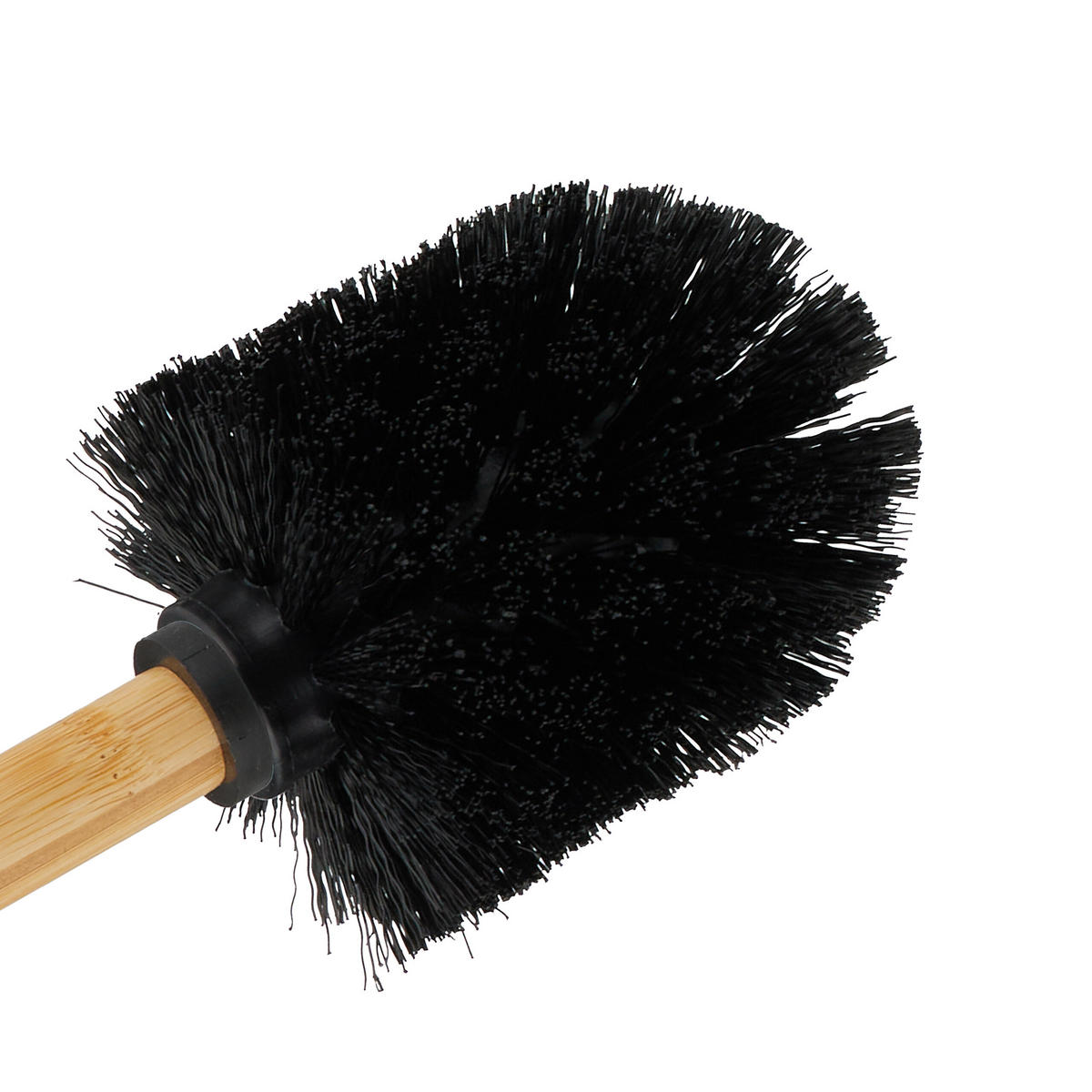 WC set - crna, metal/drvo (21/65/18cm) - Relaxdays