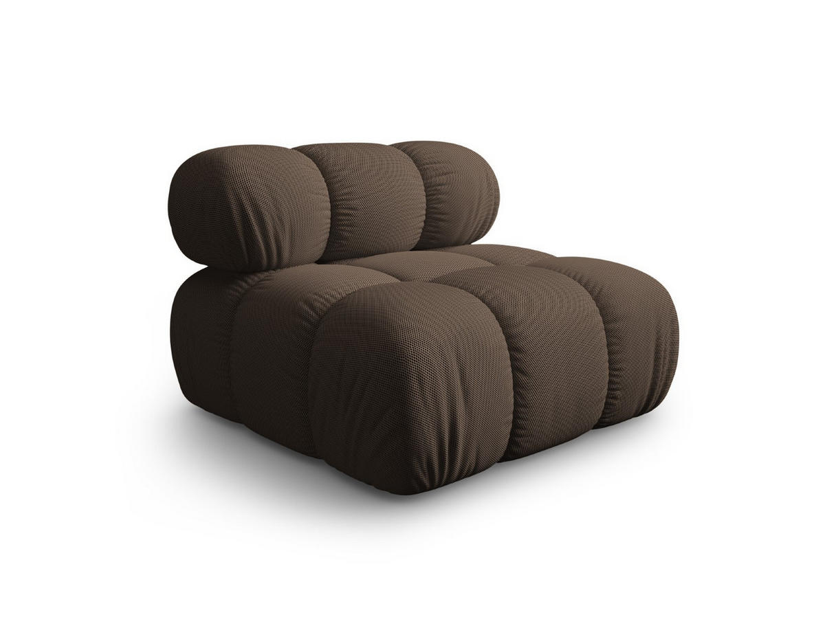 MODUL Bellis aus 3D-Stoff braun - Braun, Textil (94/70/94cm) - Micadoni