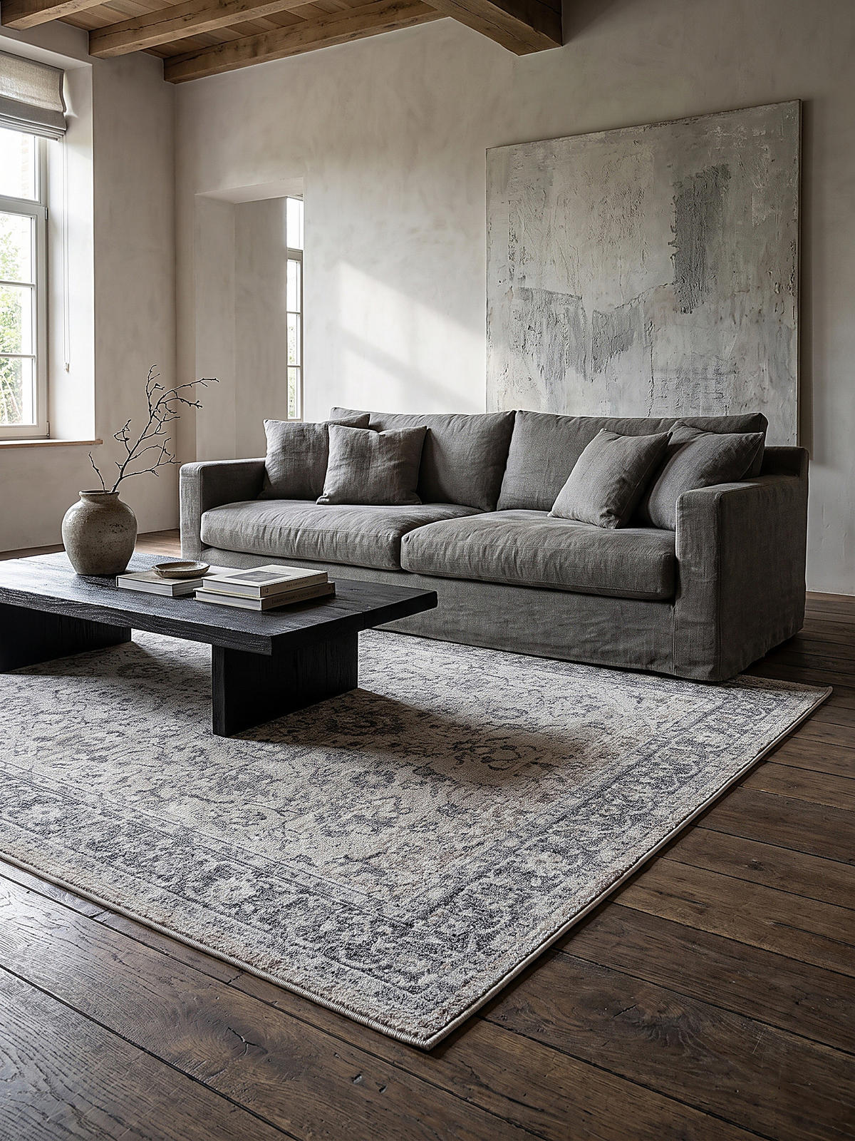 TEPPICH Outdoor Orientalisch LIMMAT Polypropylen Beige 160 x 230 cm - Beige, Textil (160/230cm) - KADIMA DESIGN