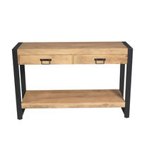 BEISTELLTISCH Britt Braun 35/120/76 cm - Braun, Holz (35/120/76cm) - Starfurn