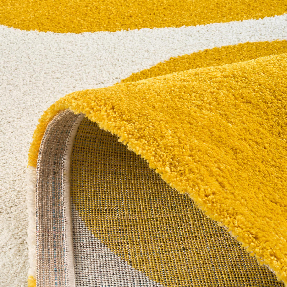 TEPPICH vintage blume gelb Groovy 80x140 cm - Gelb, Textil (80/140cm) - Nazar Rugs