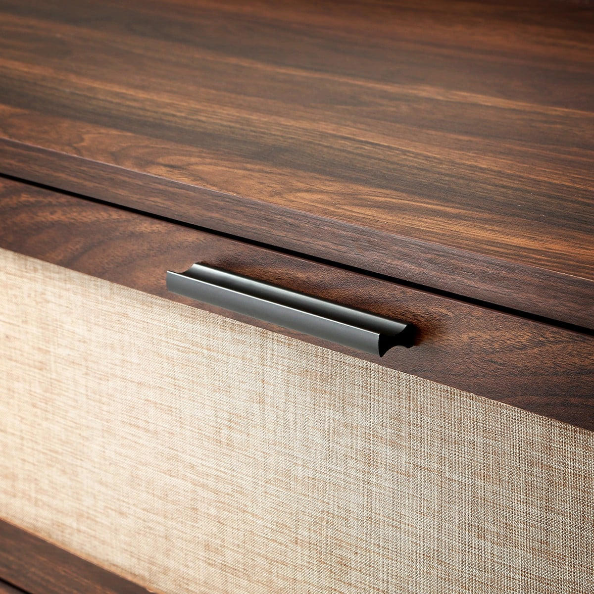 KOMMODE Nussbaumdekor, 6 Schubladen 120/79/39,5 cm - Nussbaumfarben, Holzwerkstoff (39.5/79/47.5cm) - Calicosy