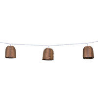 SOLAR-LICHTERKETTE FORMENTERA beige - Beige, Kunststoff (380/1/1cm) - Lumisky