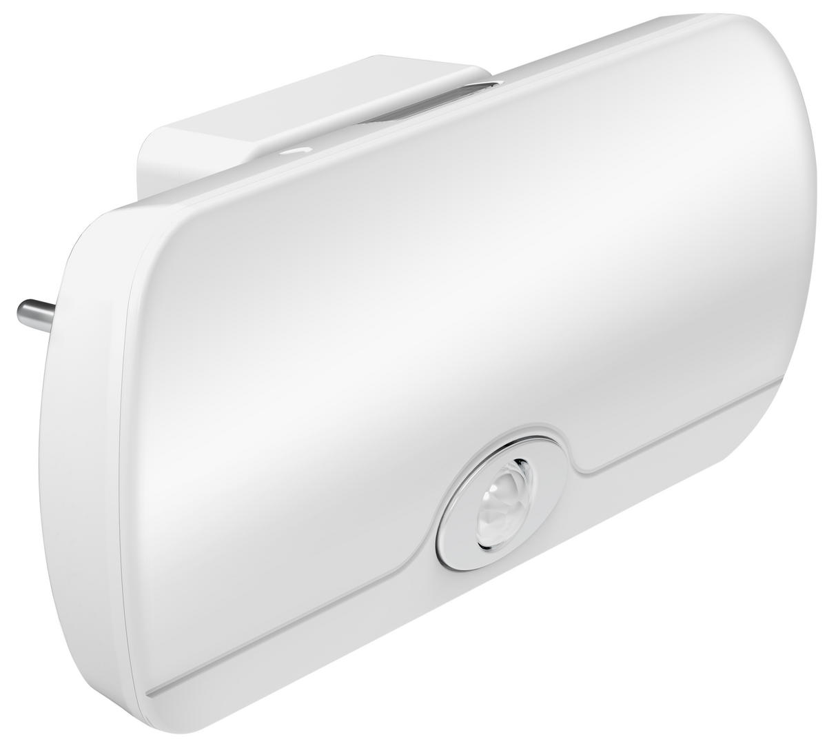 LED-STECKDOSEN-LEUCHTE Weiß Kunststoff RGB - Weiß, Kunststoff (2.3/15/6.5cm) - Northpoint