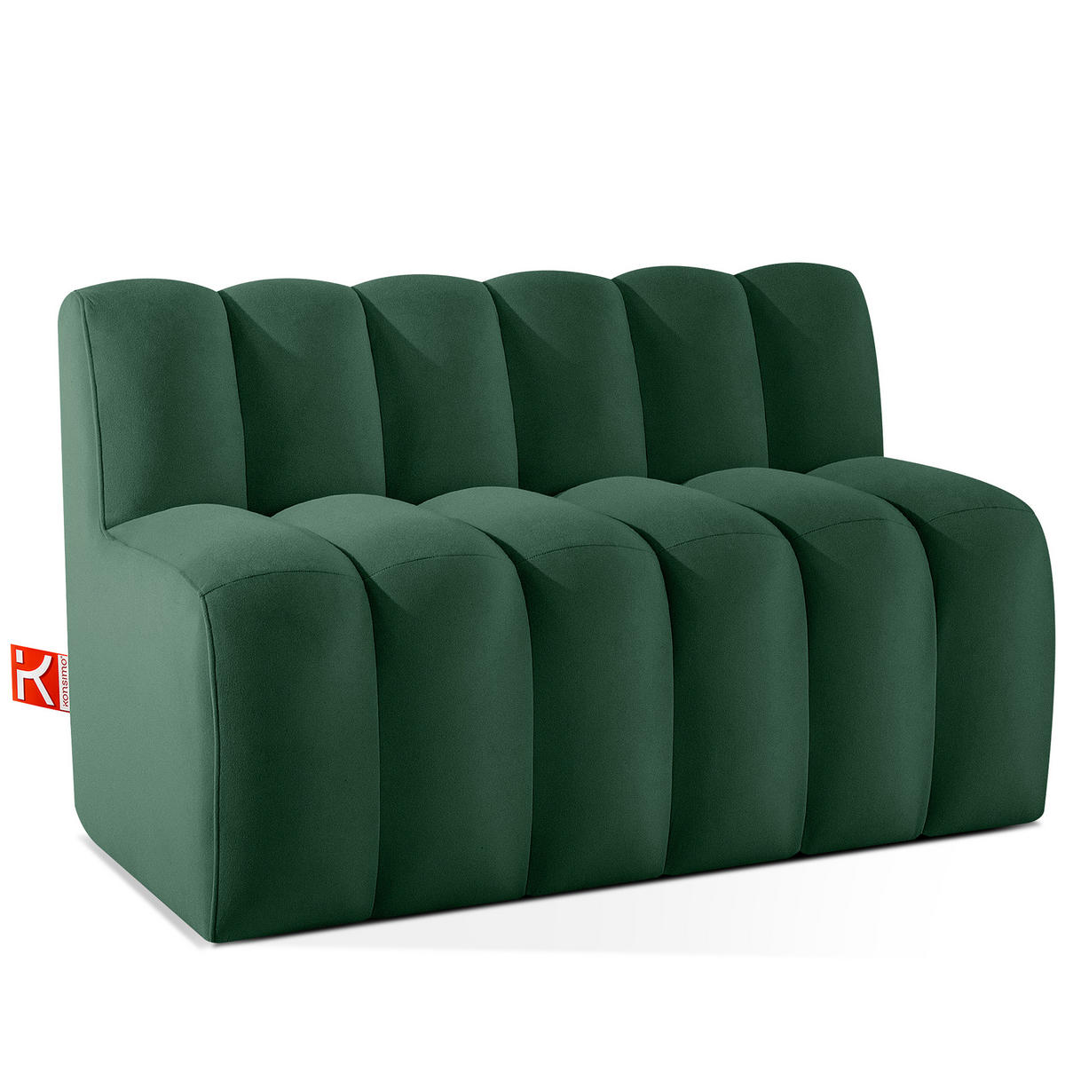 ESSZIMMERBANK CORDA, Dunkelgrün - Dunkelgrün, Holz/Holzwerkstoff (123/78/71cm) - KONSIMO®