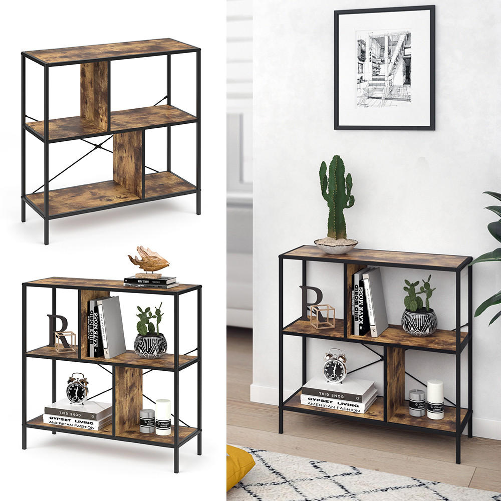 RAUMTEILER Fyrk Antikholz 80 x 79 cm - Eichefarben, Holzwerkstoff (80/79/30cm) - Vicco