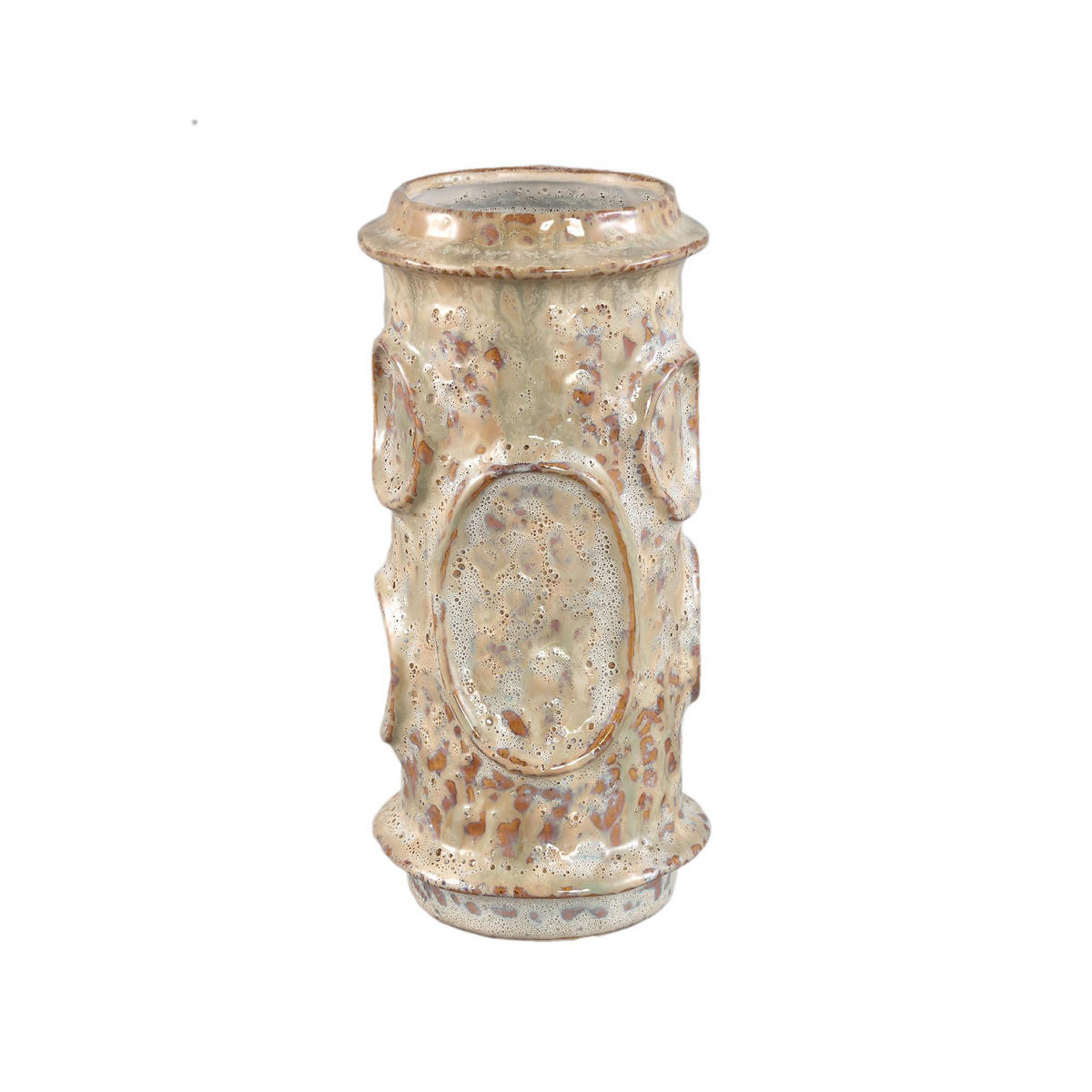 TOPF Gregorie Beige 12/12/24.5cm - Beige, Keramik (24.5cm) - PTMD Collection