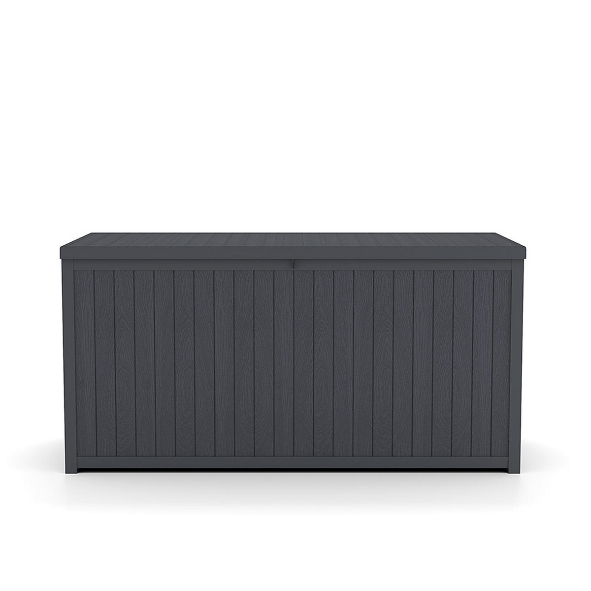 GARTENBOX 430L Abschließbar Wasserdicht Kunststoff Grau - Grau, Kunststoff (125/61.5/56cm) - Livingandhome