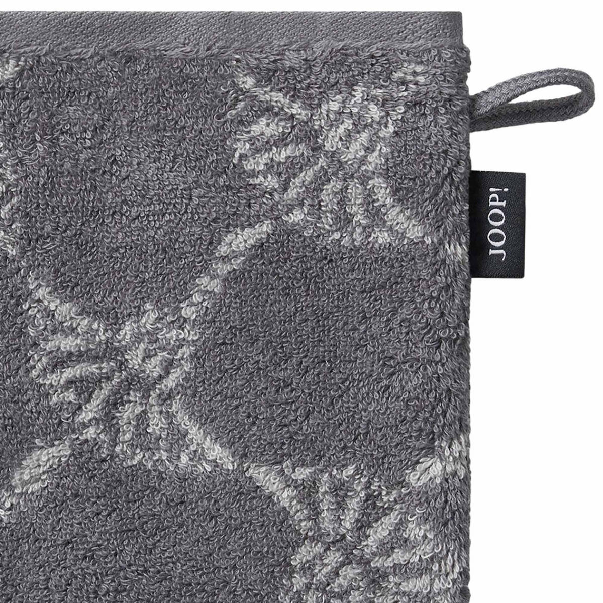 WASCHLAPPEN Unisex Doubleface Anthrazit 3er Pack Baumwolle - Anthrazit, Textil (25/35cm) - Joop!