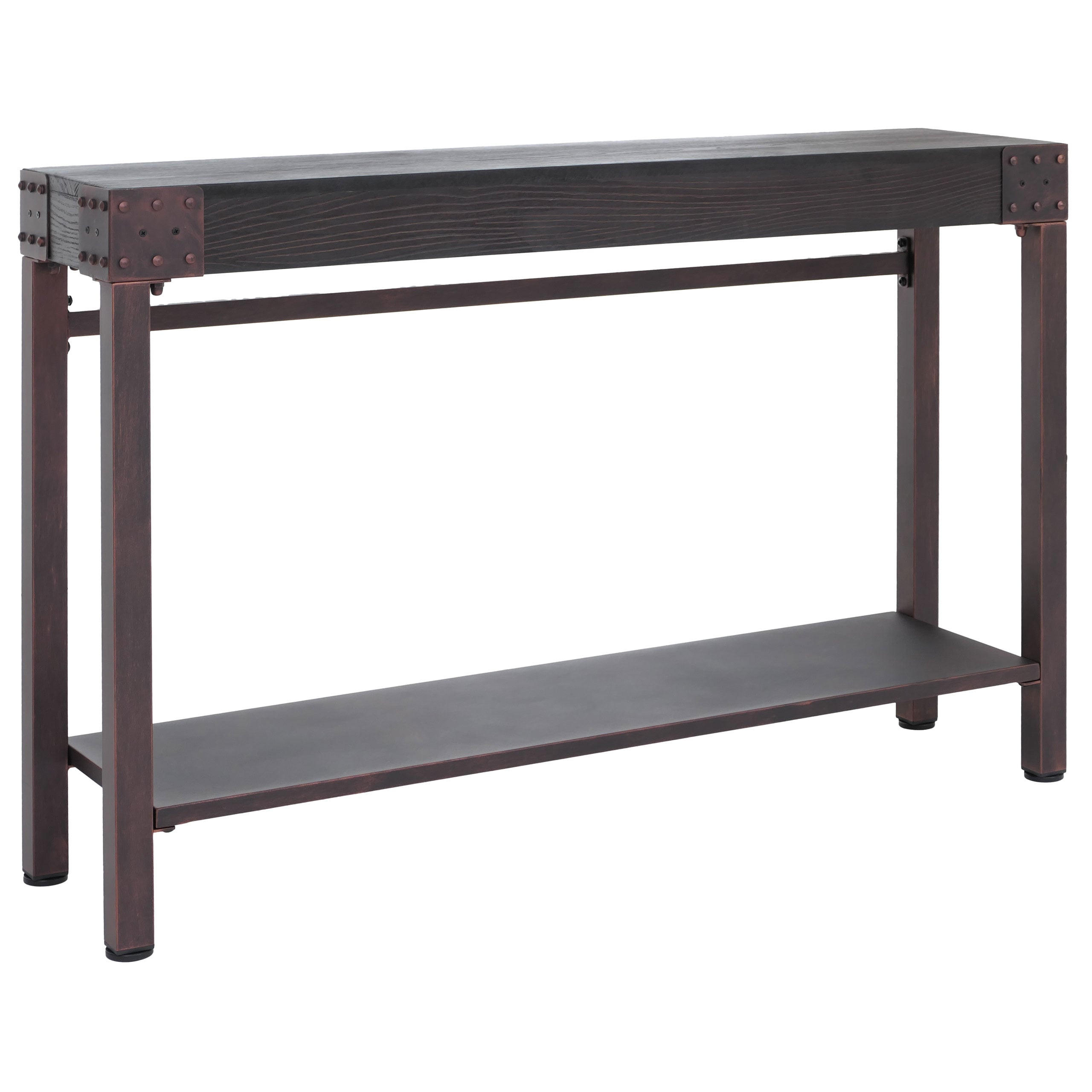 KONSOLENTISCH eckig Schwarz - Schwarz, Holz (31/121/82cm) - MCW